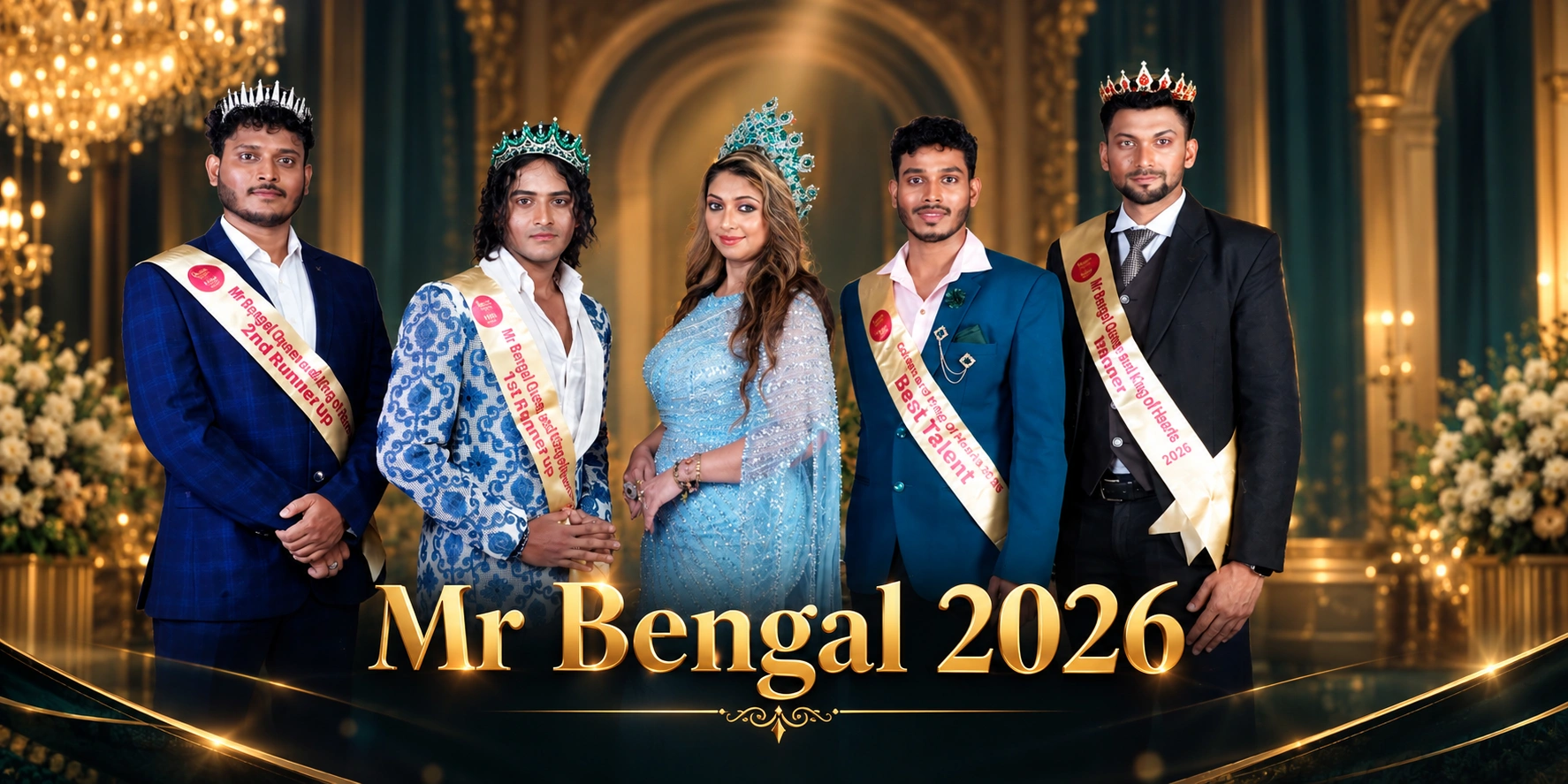 Mr Bengal 2026 Presented By Queen of Hearts & King of Hearts Beauty Pageant 