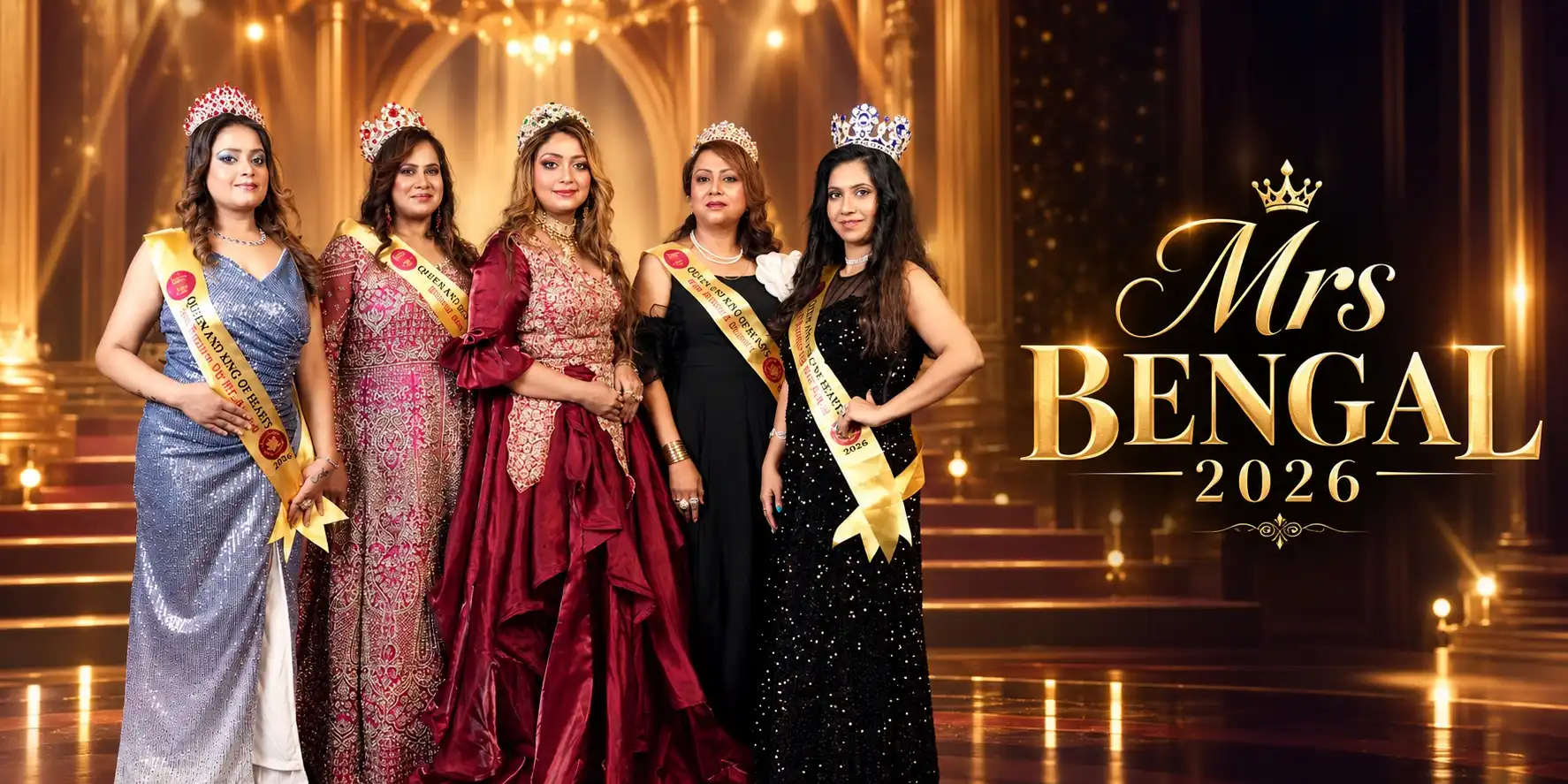 Mrs Bengal 2026 Presented By Queen of Hearts & King of Hearts Beauty Pageant